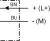 Picture of Ind.andur IME, M18, Sn=8mm, Shielded, 2-wire NO, kere 67mm, 2m kaabel, SICK